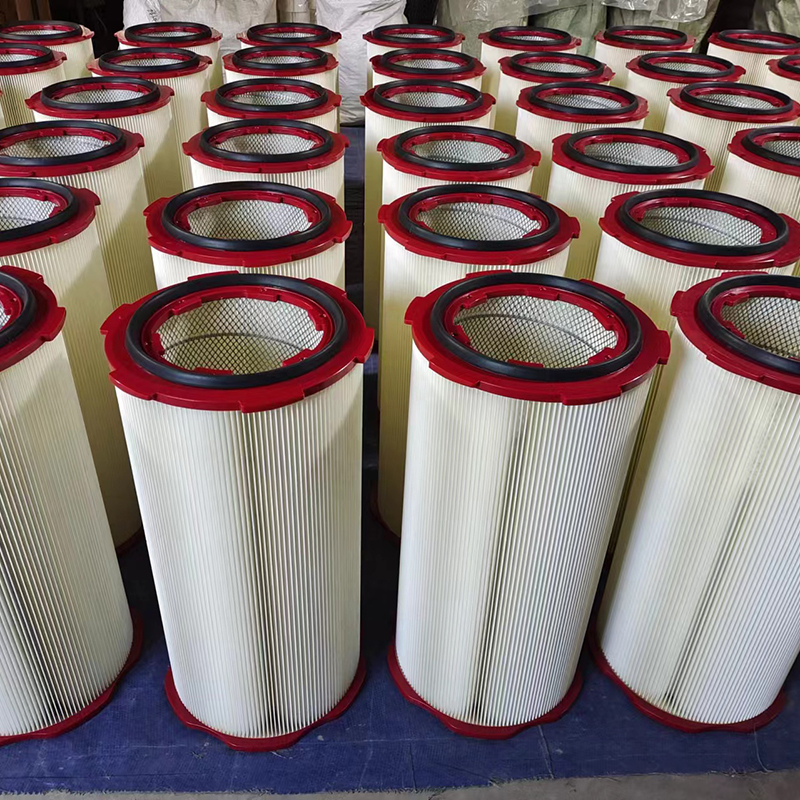 Polyester/Metal White Exhaust Filters/ Air Filter Cartridge
