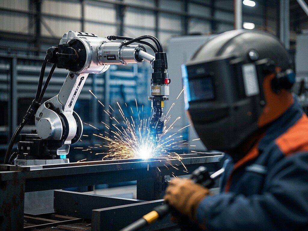 Robots de soudage vs. soudage manuel : Comparaison des coûts