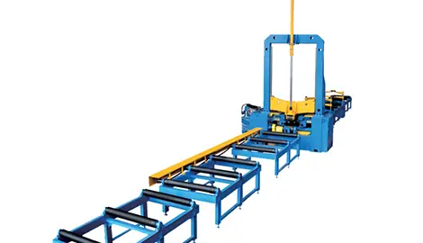 Machine d'assemblage de poutres en H légères