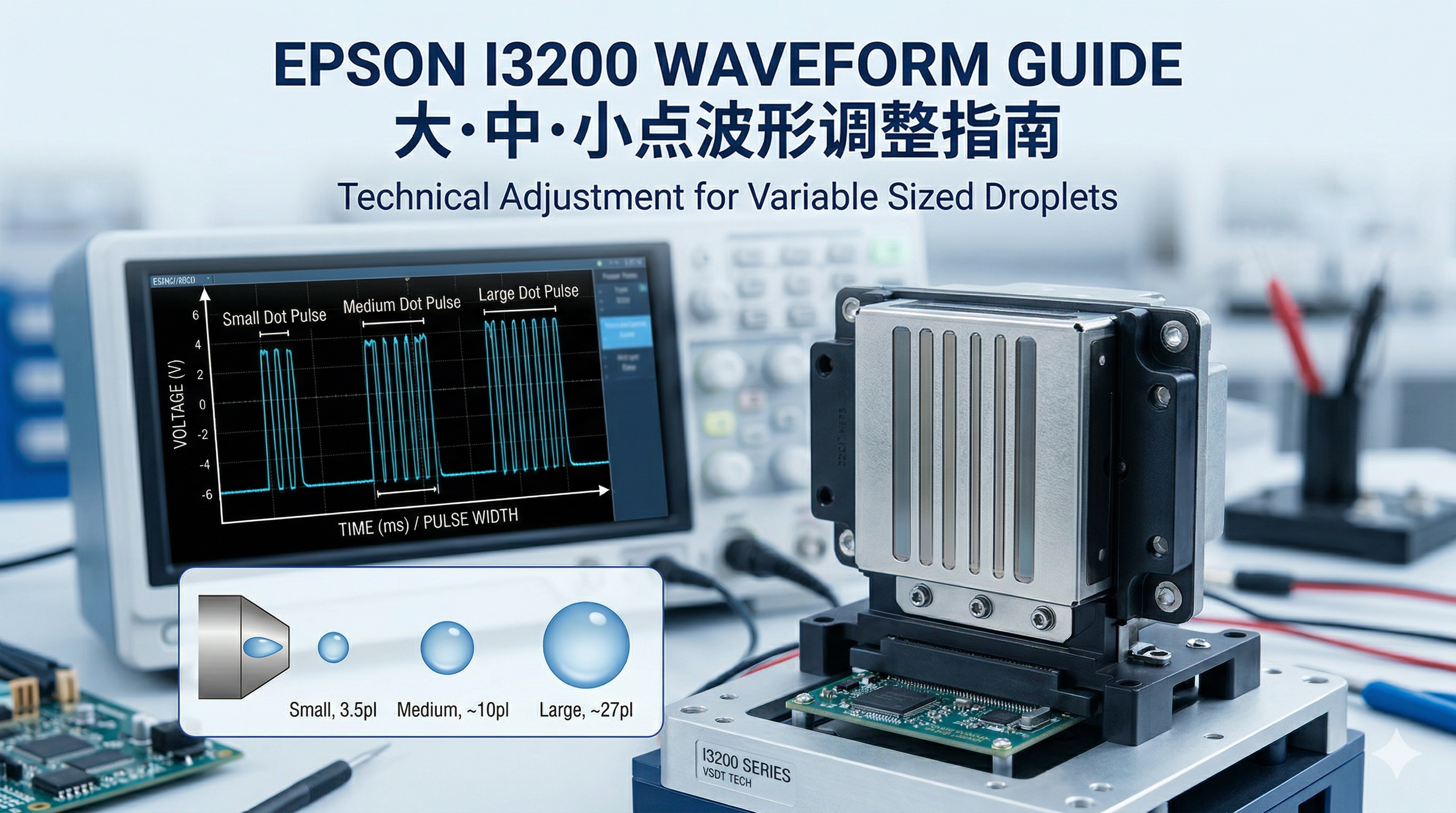 The Complete Guide: How to Adjust Epson I3200 Printhead Waveforms (Large, Medium, Small Dots) The Complete Guide: How to Adjust Epson I3200 Printhead Waveforms (Large, Medium, Small Dots)
