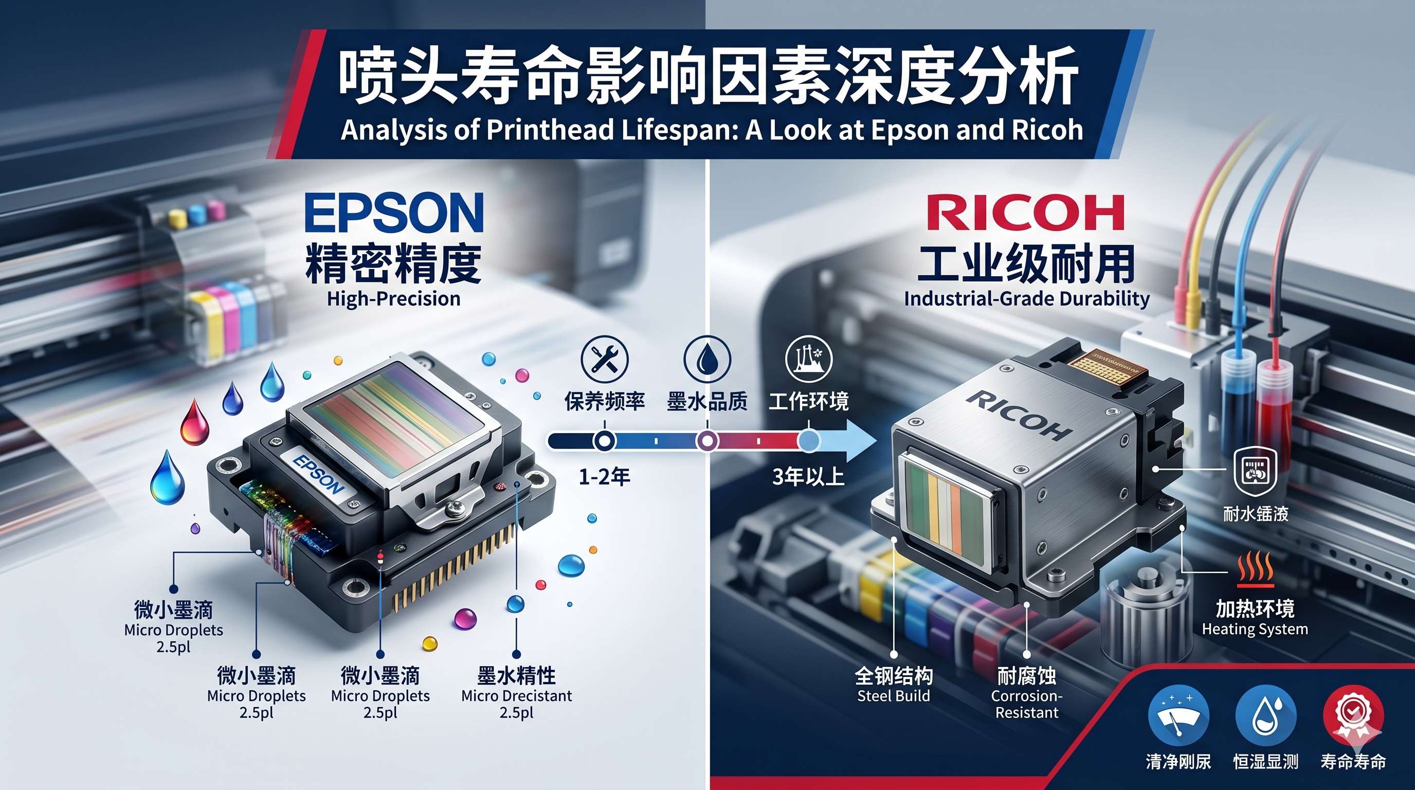 Analysis of Factors Affecting Printhead Lifespan: A Look at Epson and Ricoh Analysis of Factors Affecting Printhead Lifespan: A Look at Epson and Ricoh