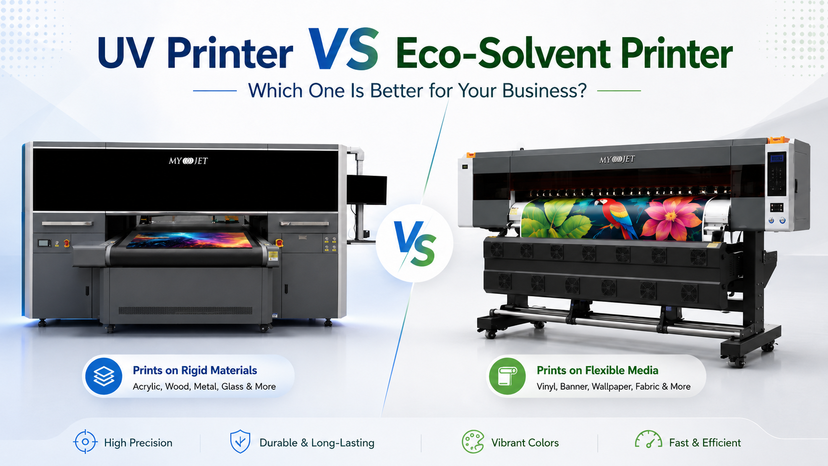 UV Printer vs Eco-Solvent Printer: Which One Is Better for Your Business? UV Printer vs Eco-Solvent Printer: Which One Is Better for Your Business?