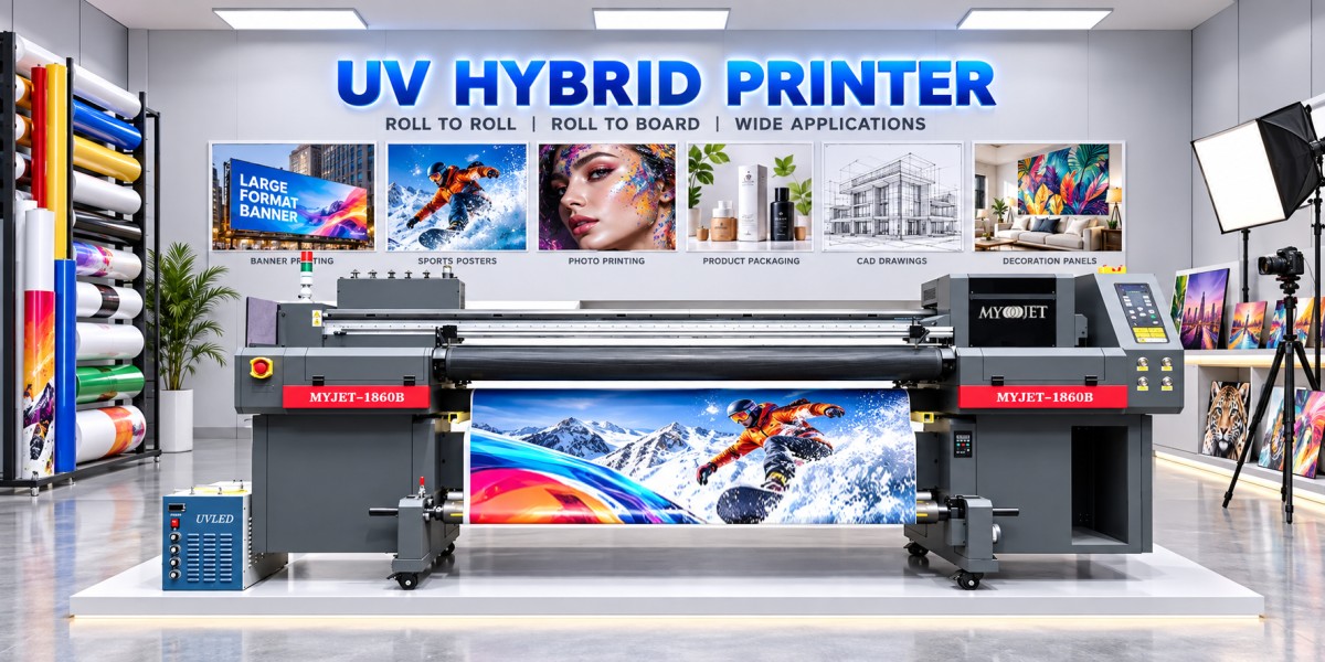 Can a Hybrid UV Printer Replace Both Flatbed and Roll-to-Roll Printers? A MYJET Buying Guide
