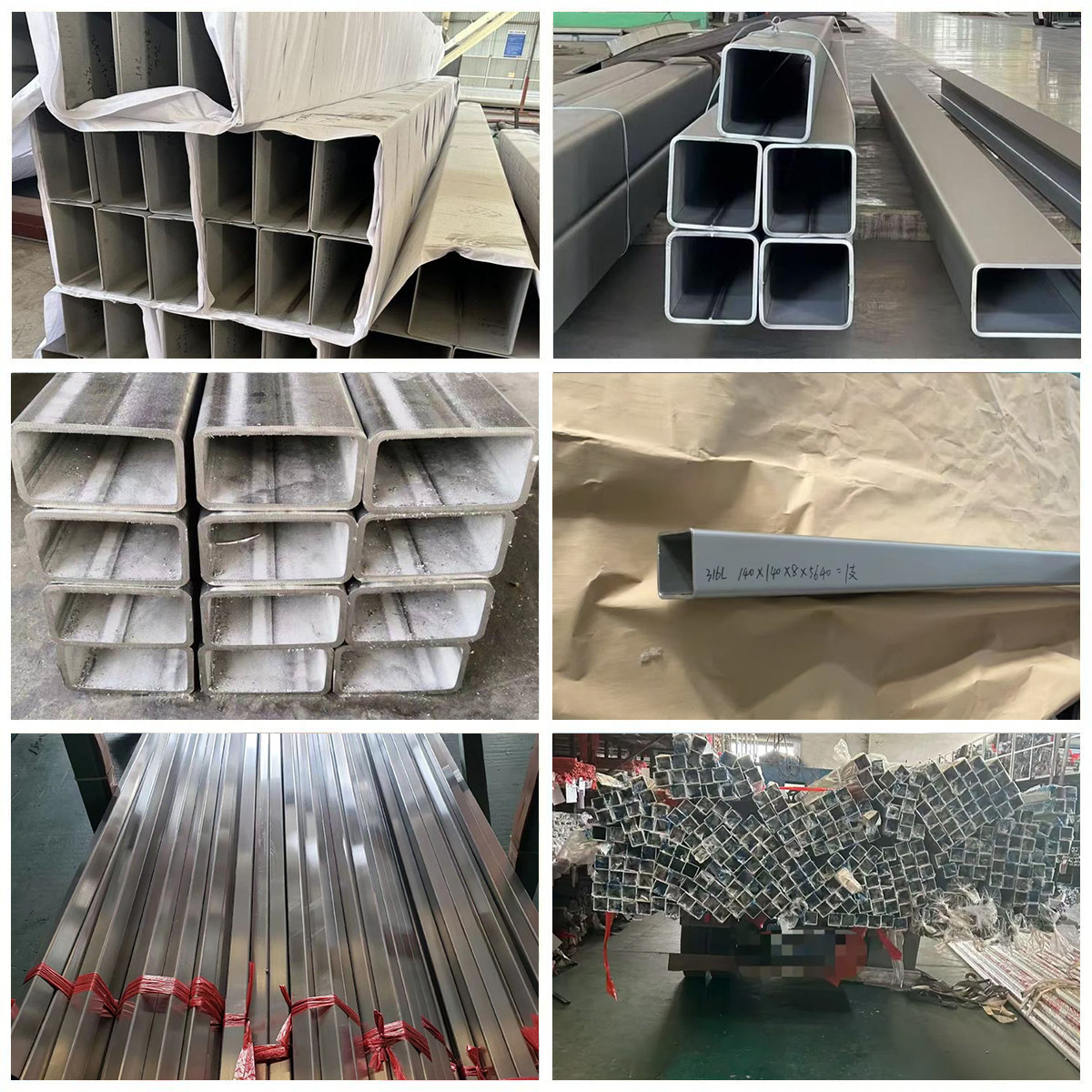 JIS SUS316L Stainless Steel Welded Square Tube