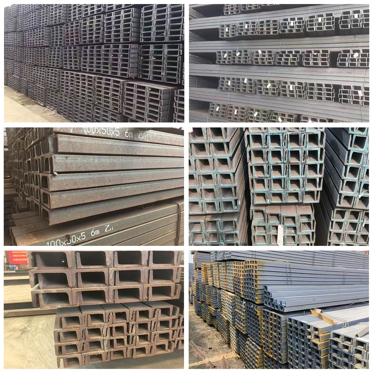 展示图 Upn100 Carbon Steel Channel Steel