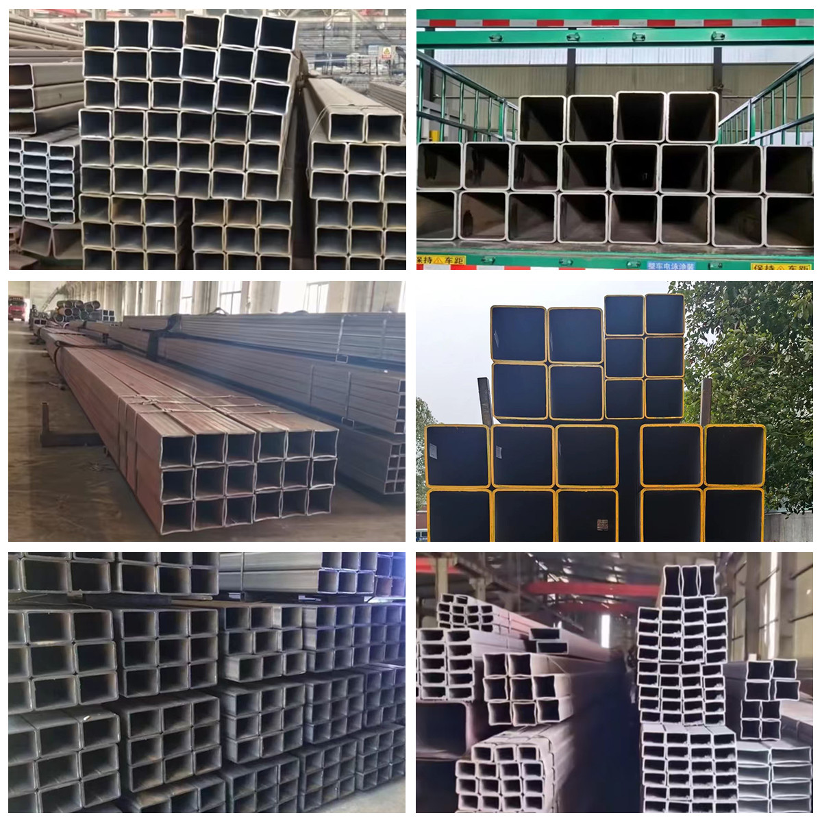展示图 S355JR Carbon Steel Seamless Square Tube