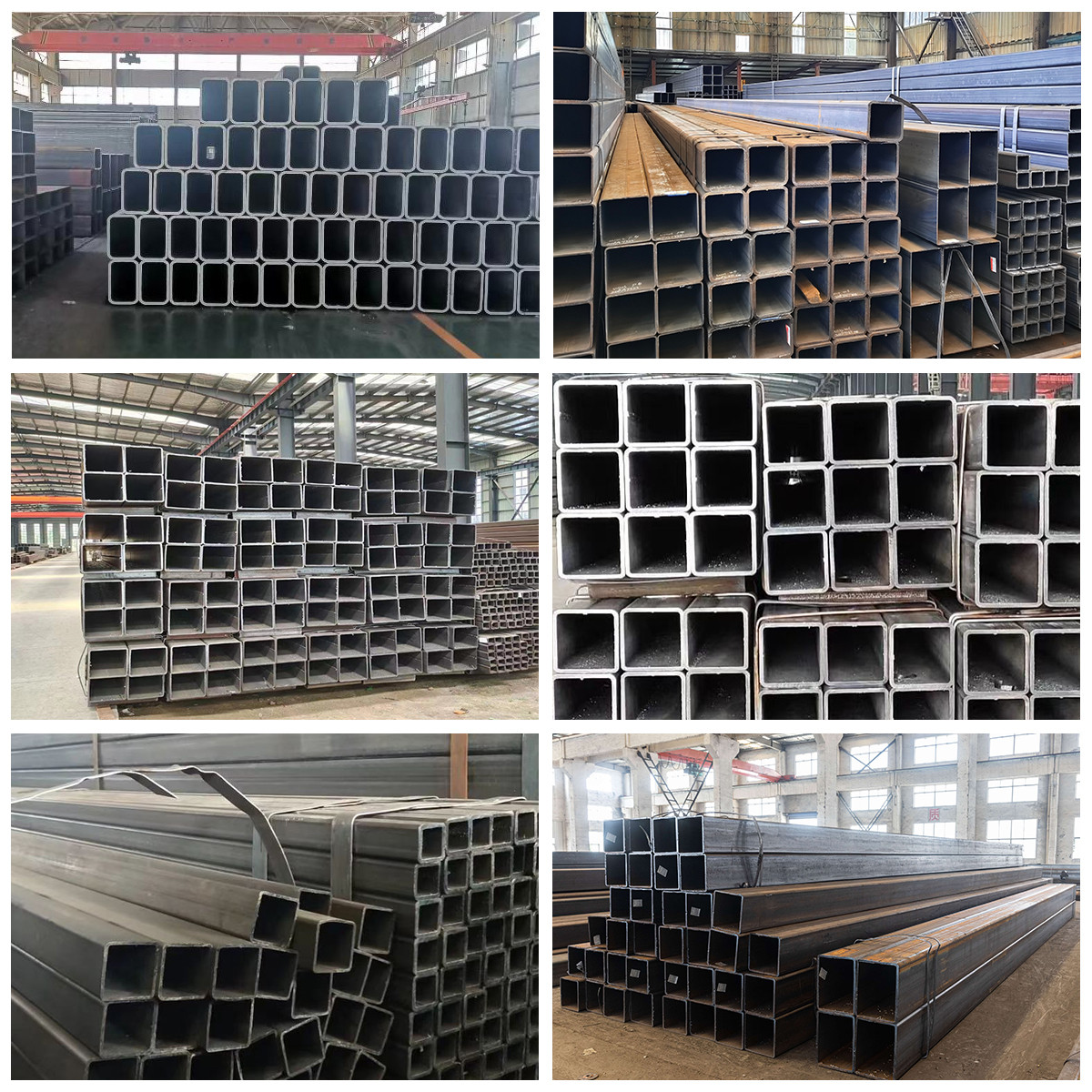 展示图 S235JR Carbon Steel Seamless Square Tube