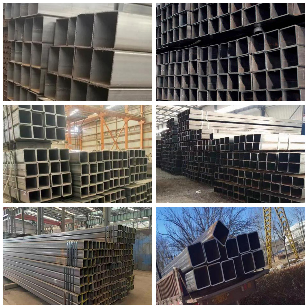 展示图 S235JR Carbon Steel Welded Square Tube