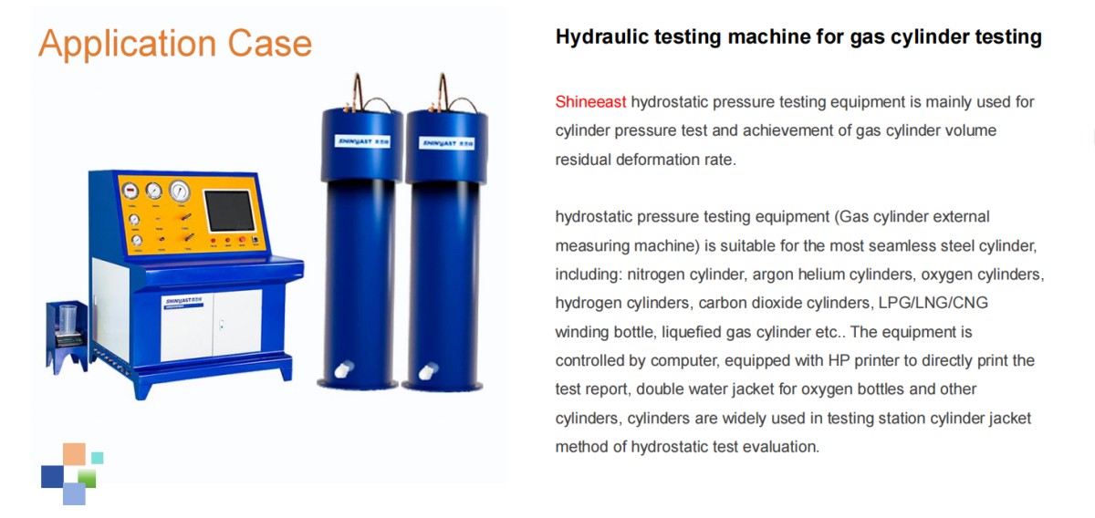 machine d'essai de pression hydrostatique de cylindre de gaz