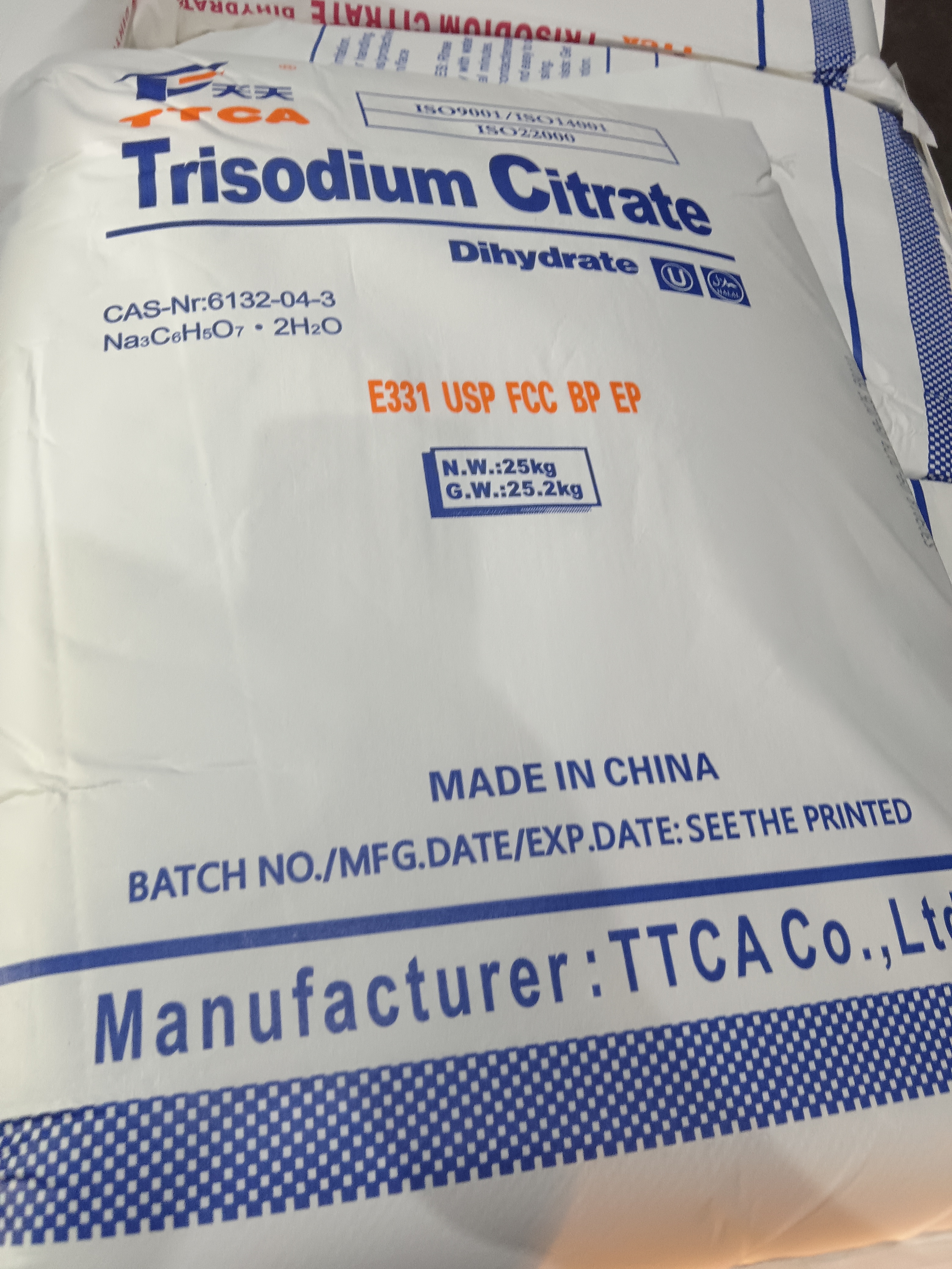 Trisodium Citrate Dihydrate