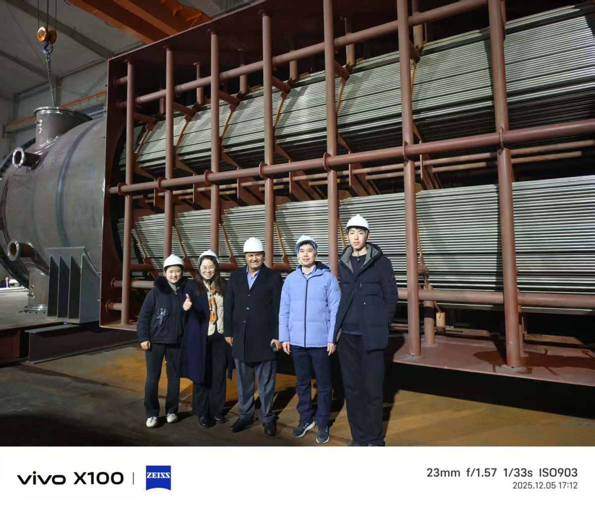 Iraqi Client Visited Boyu Industry for Technical Inspection of Condensers and Process Columns