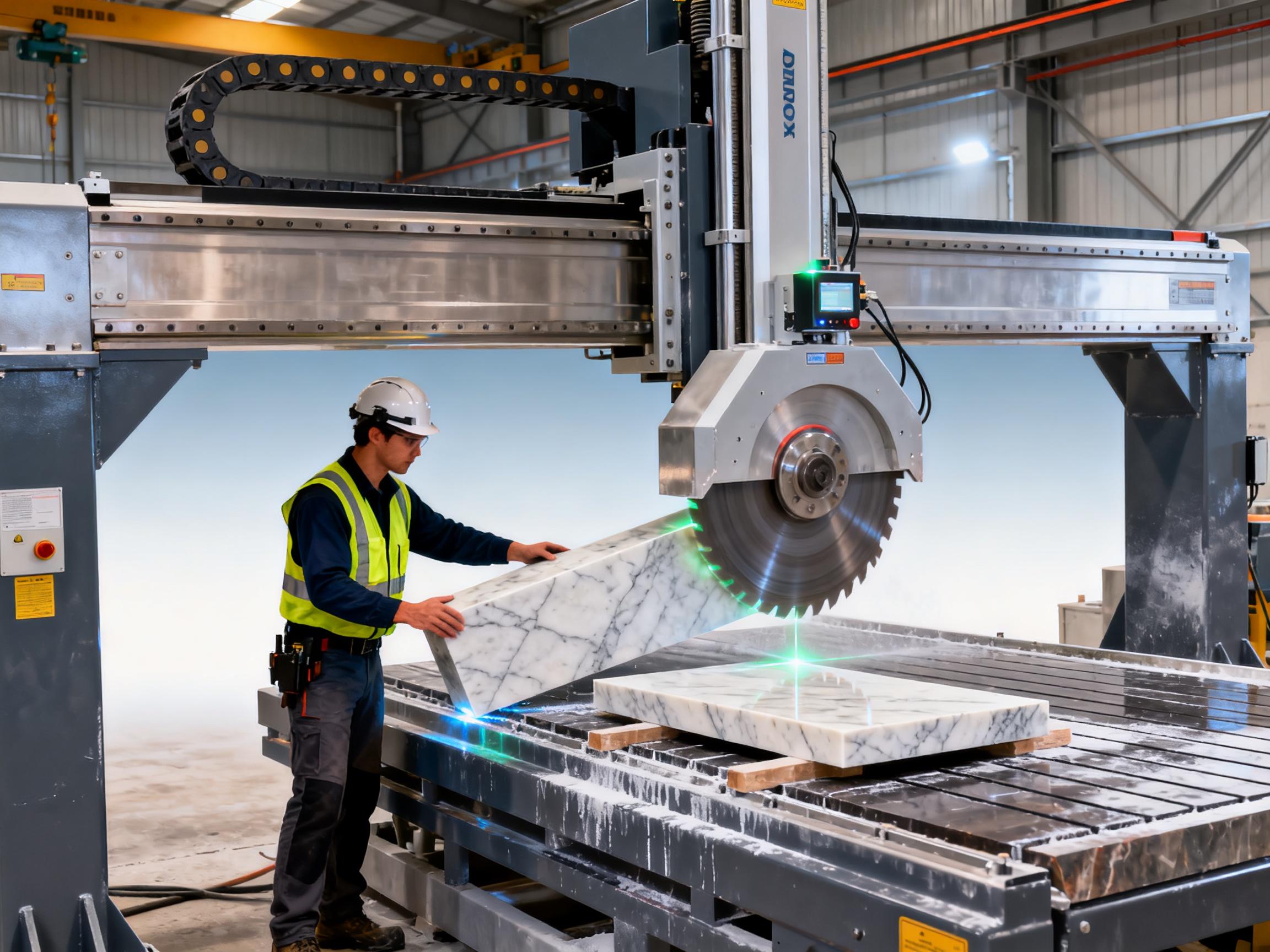 How to Choose the Best 4 Axis Bridge Saw for Your Stone Shop?