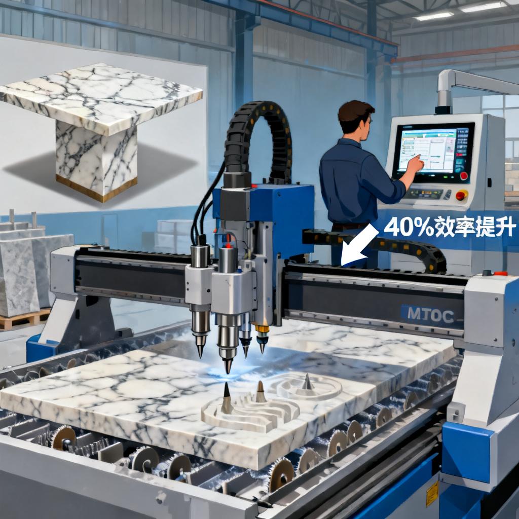 How Automatic Tool Changer Boosts CNC Stone Machine Efficiency by 40%?