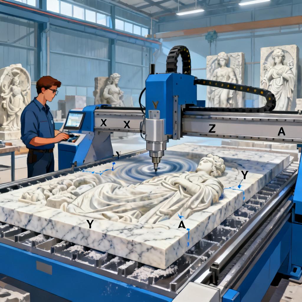 How 4 Axis CNC Cutting Machines Improve Precision in Complex Stone Carving Projects