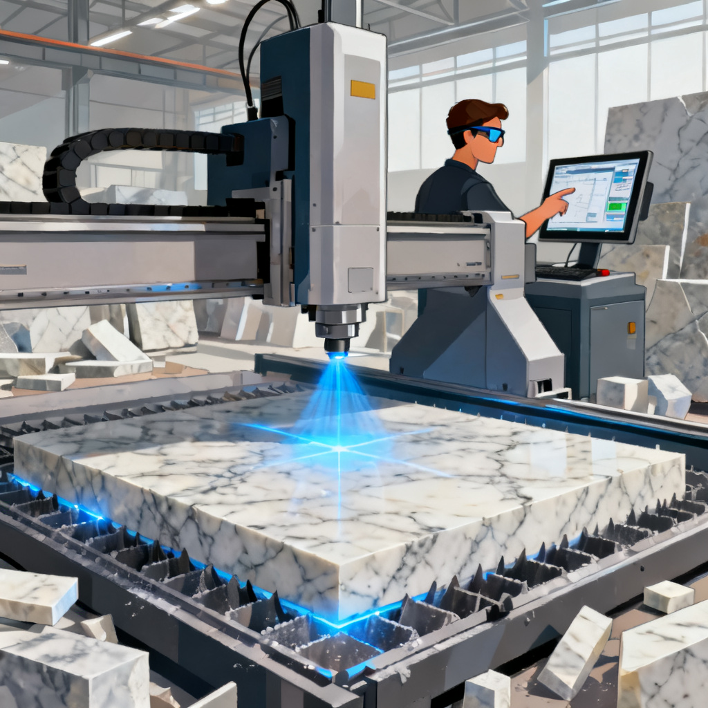 How Laser Height Measurement Improves Accuracy in CNC Stone Cutting Operations