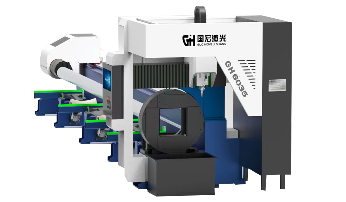 Side-mounted pipe laser cutting machine Side-mounted pipe laser cutting machine