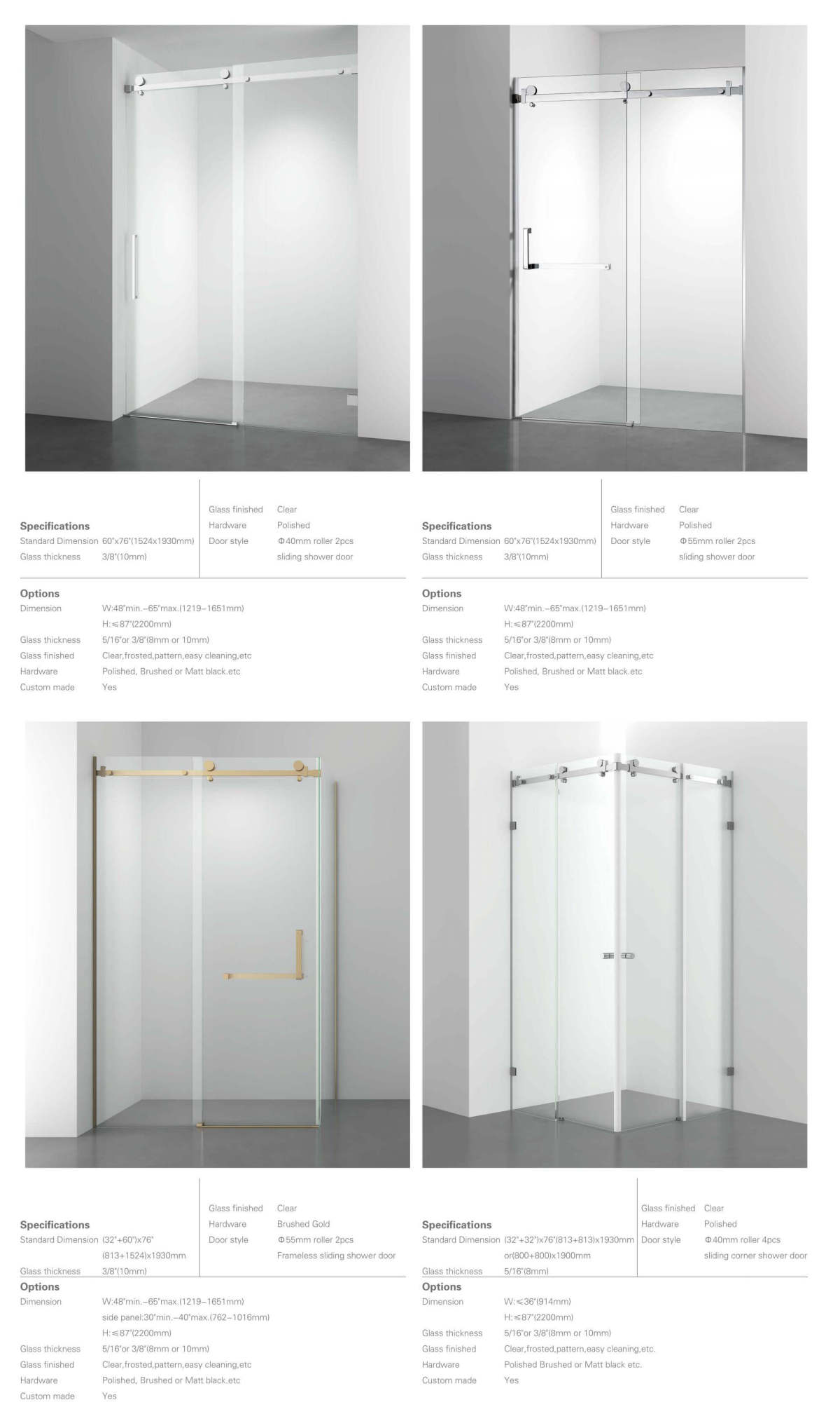 Shower Doors & Enclosures