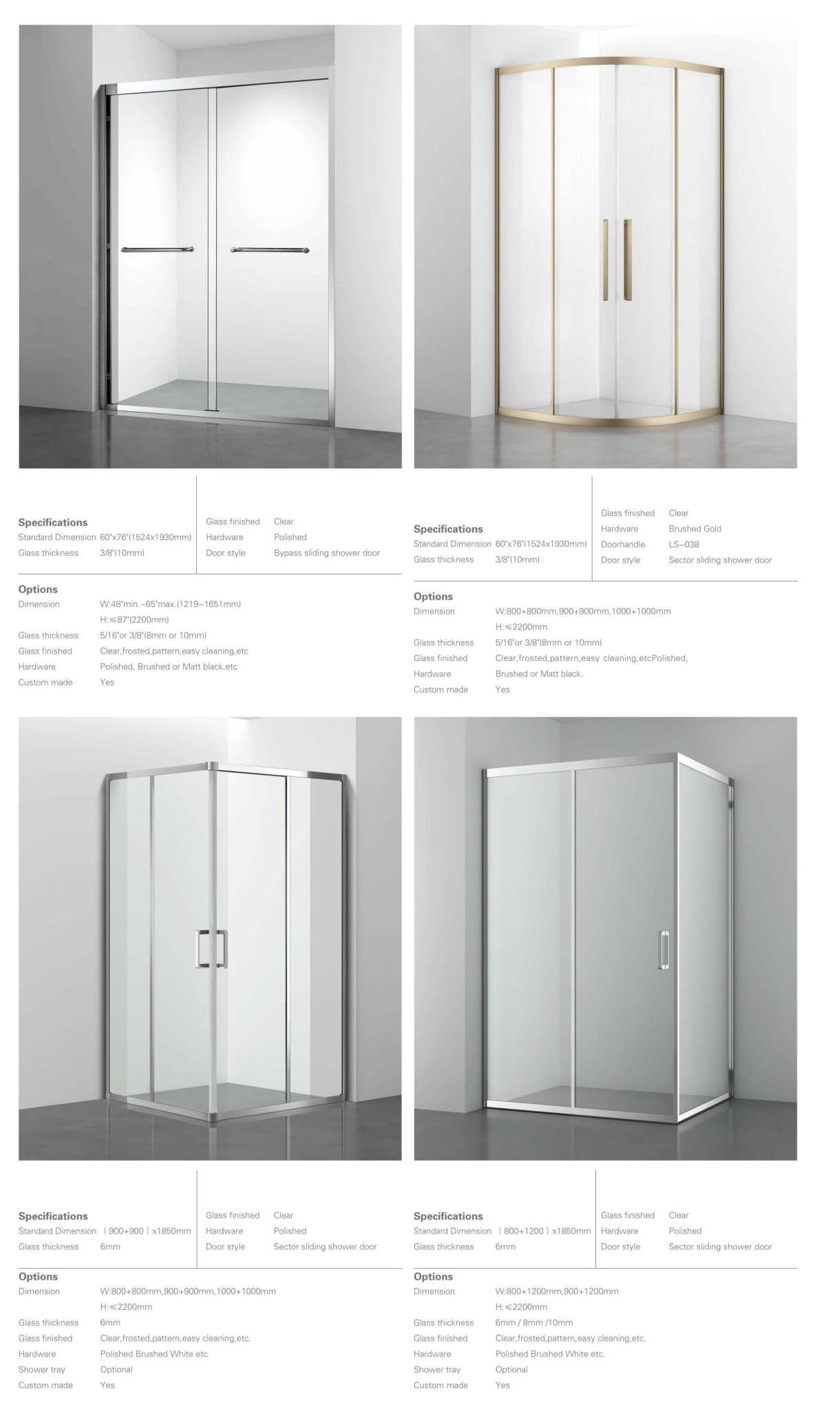 Shower Doors & Enclosures