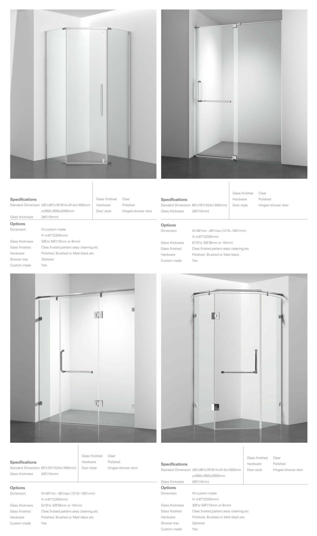Shower Doors & Enclosures