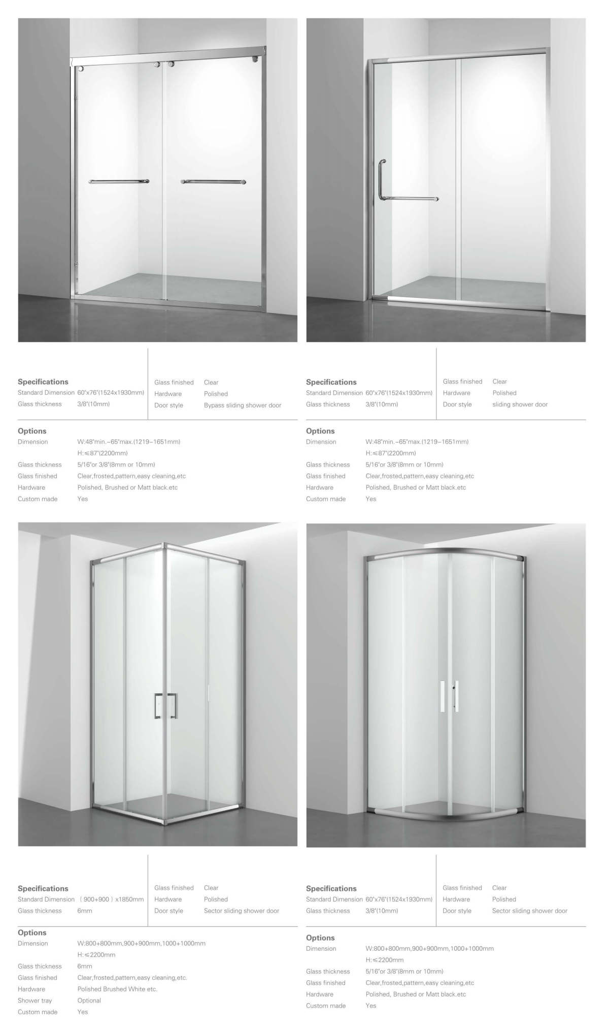 Shower Doors & Enclosures