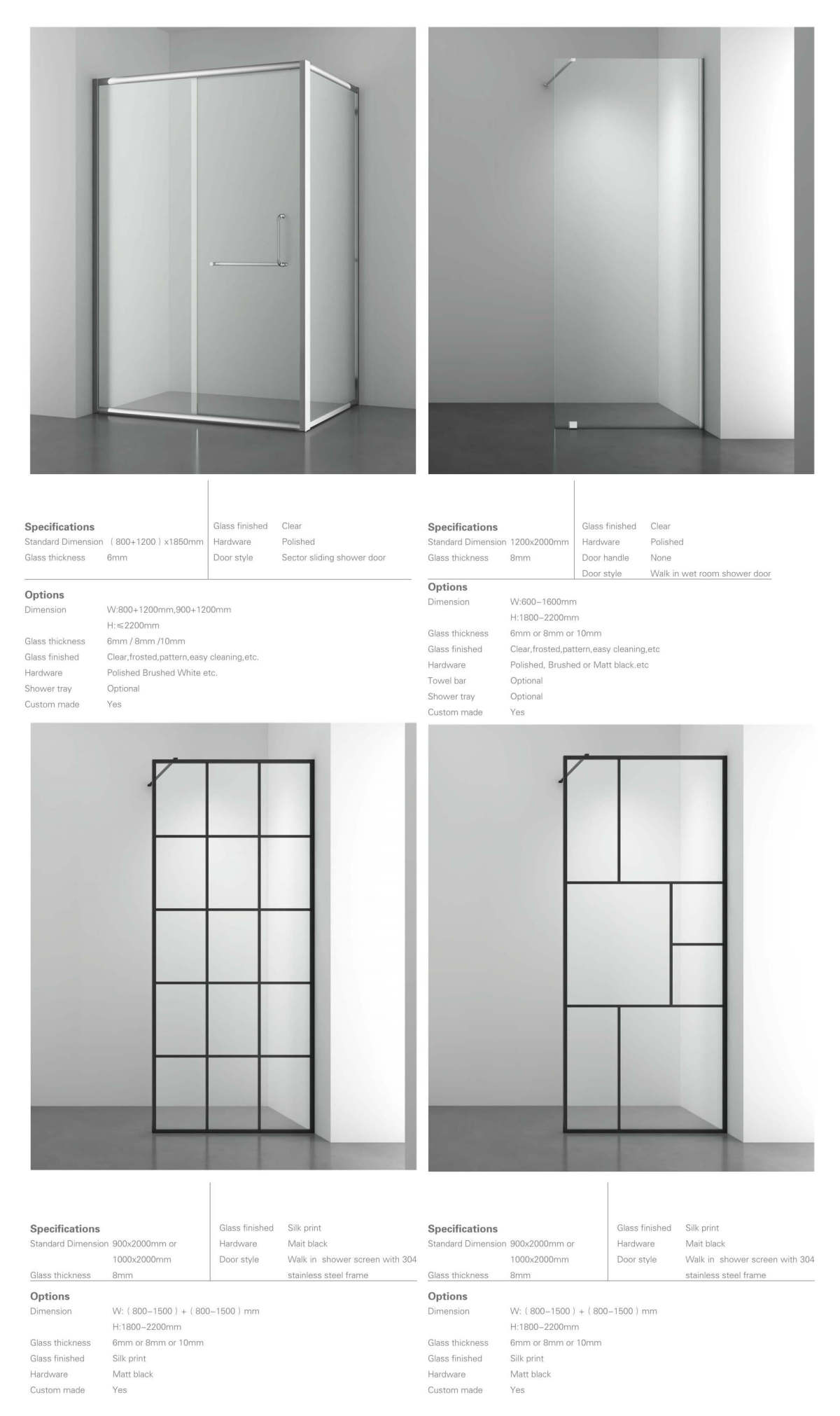 Shower Doors & Enclosures