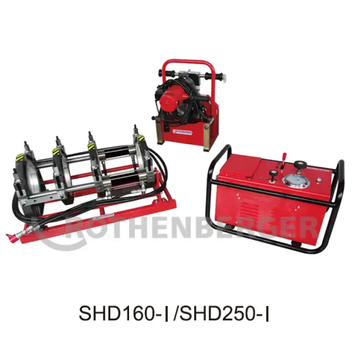 SHD160-I/SHD250-I/SHD315-I/SHD355-I Semi-Auto butt fusion welding machines & Corrugated pipes welding machines
