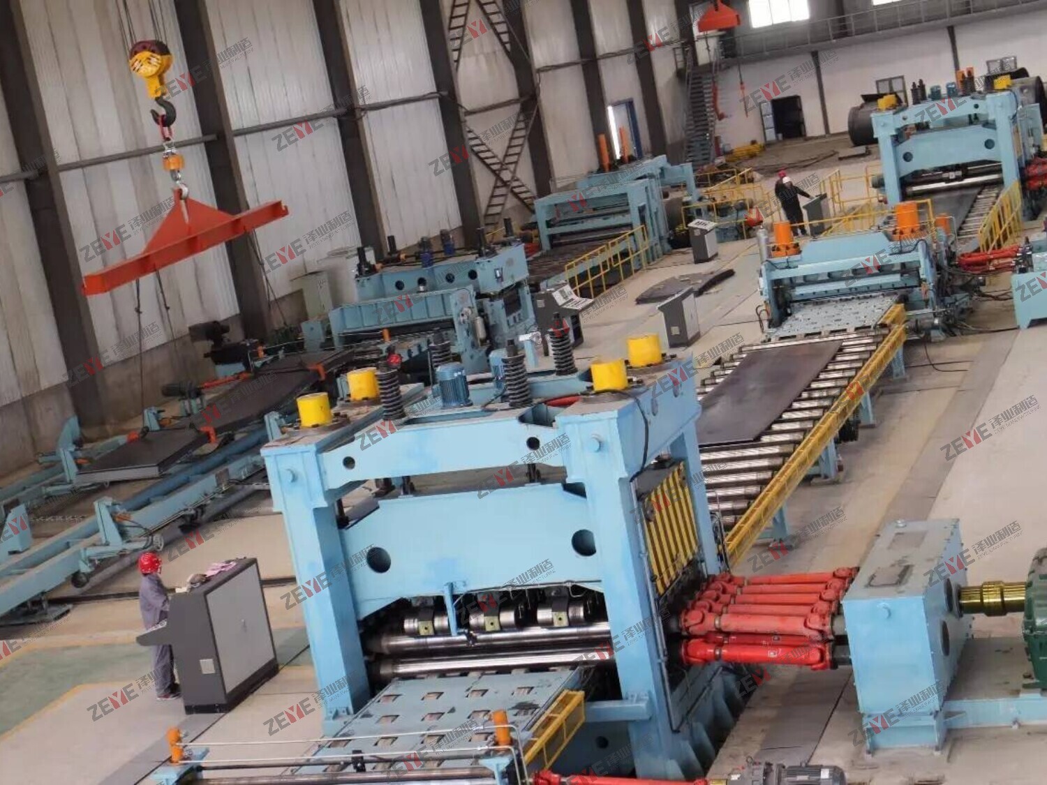 3-12mm Q345/Q245 मोटी प्लेट कट टू लेंथ लाइन