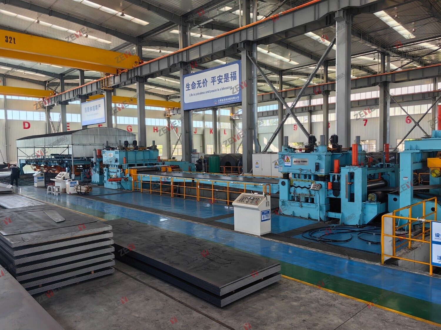 3-12mm Q345/Q245 मोटी प्लेट कट टू लेंथ लाइन