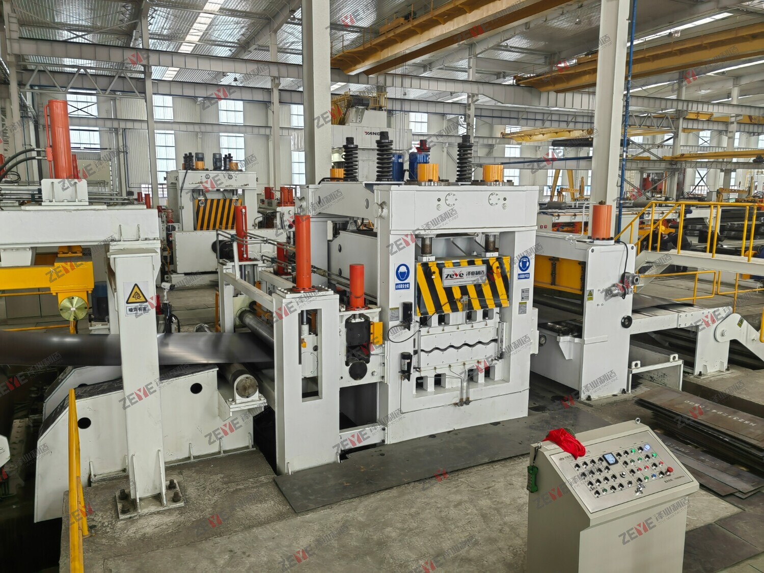 3-12mm Q345/Q245 मोटी प्लेट कट टू लेंथ लाइन