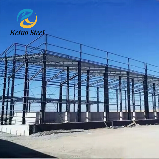 Light Steel Structure Prefabricated Metal Customized Construction Factory Portal FrameProcessing Workshop Building