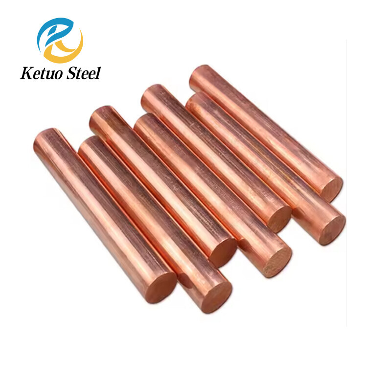 Best Selling C11000 Pure Copper Round Rod / Copper Round Bar 2mm 4mm 6mm 8mm Copper Bar
