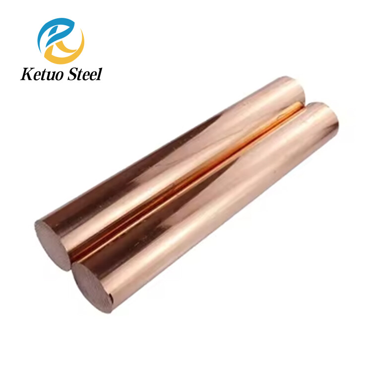 Copper Bar Price Per Kg 99.9 99.99 Earth Rod Pure Copper Ground