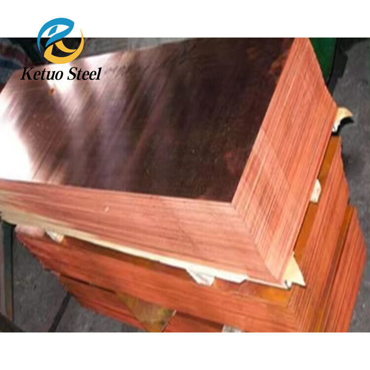 Cathode Copper 99.99 Customized Plate Package Cooper Plate Conductive Copper Plate