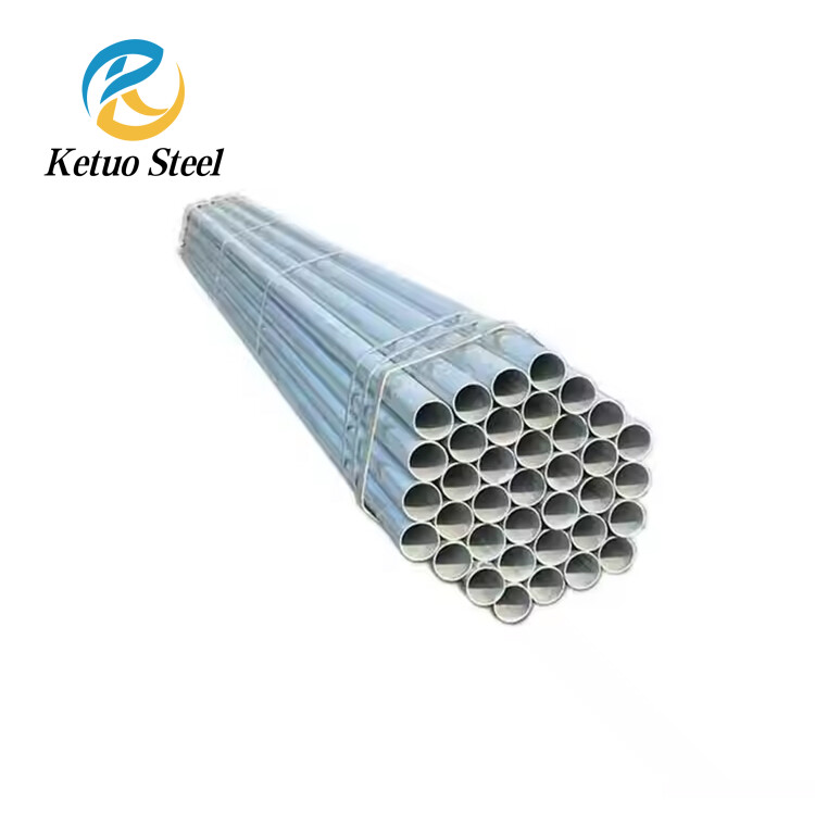 Building Materials Customized Welded Steel Pipes Gi Galvanized ERW Carbon SteelWelded Pipe for Construction