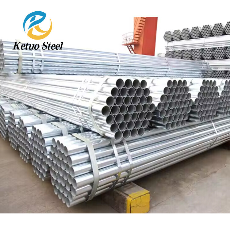 ASTM A53 Sch40 Hot Dipped Greenhouse Galvanized Pipes For Greenhouse Galvanized SteelAgricultural Steel Pipe, 2 Inch Cutting GB
