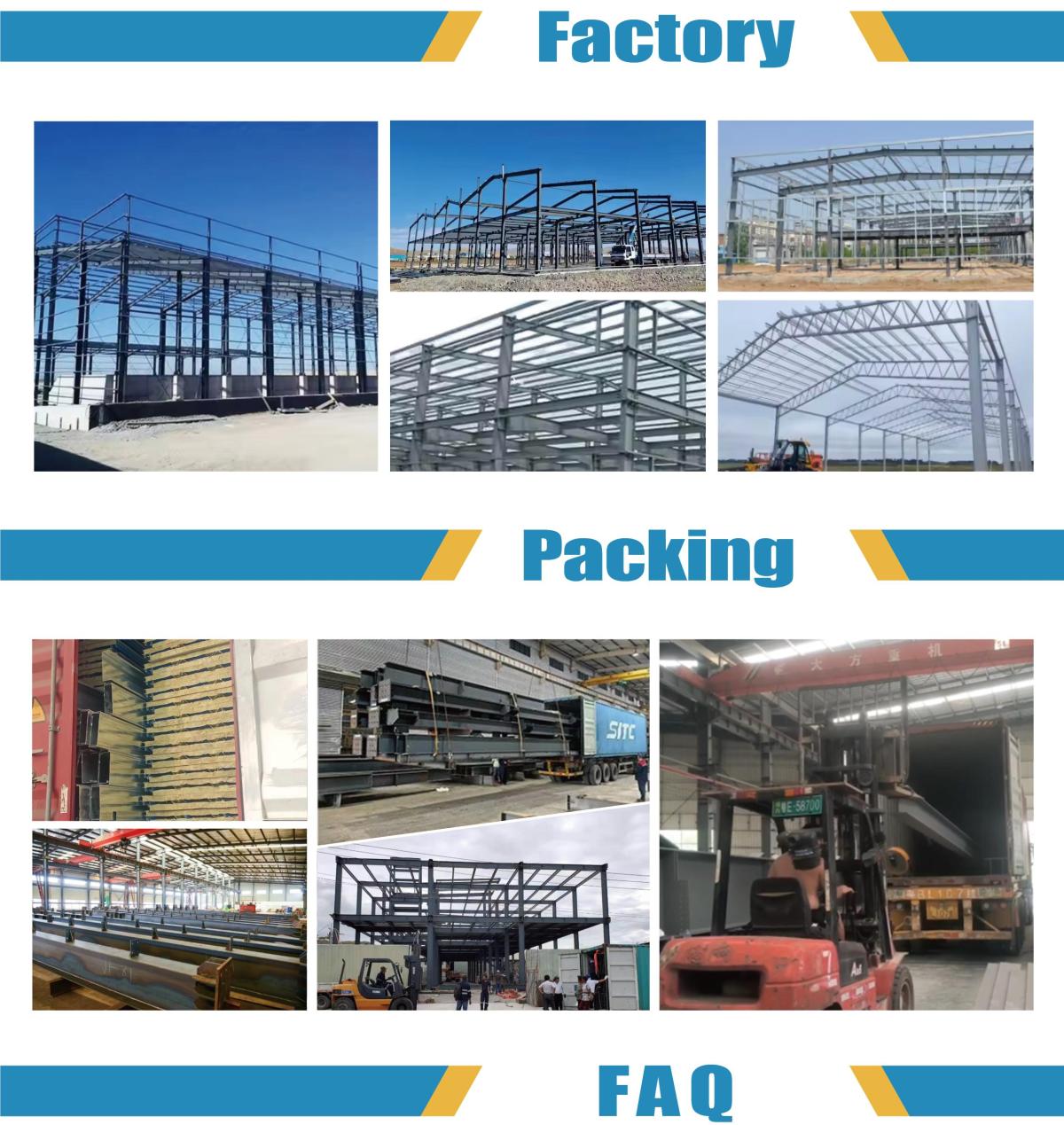 Light Steel Structure Prefabricated Metal Customized Construction Factory Portal FrameProcessing Workshop Building
