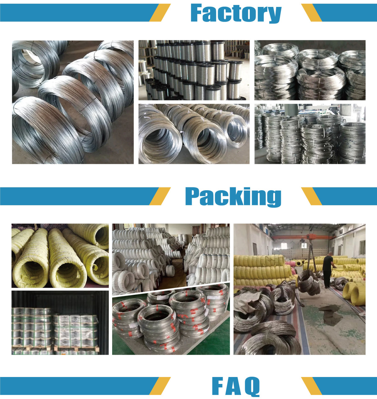 Aisi ASTM SS 201 302 304 310s 316 321 439 Annealing stainless steel wires High Tensile Strength cold drawn stainless steel wire