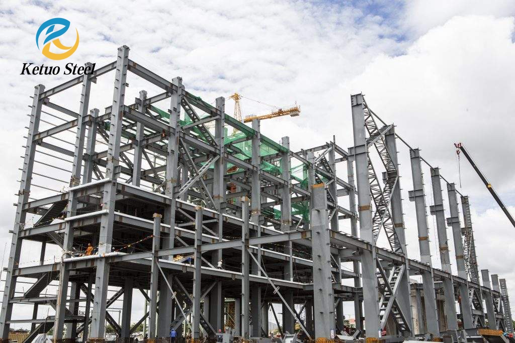 Light Steel Structure Prefabricated Metal Customized Construction Factory Portal FrameProcessing Workshop Building