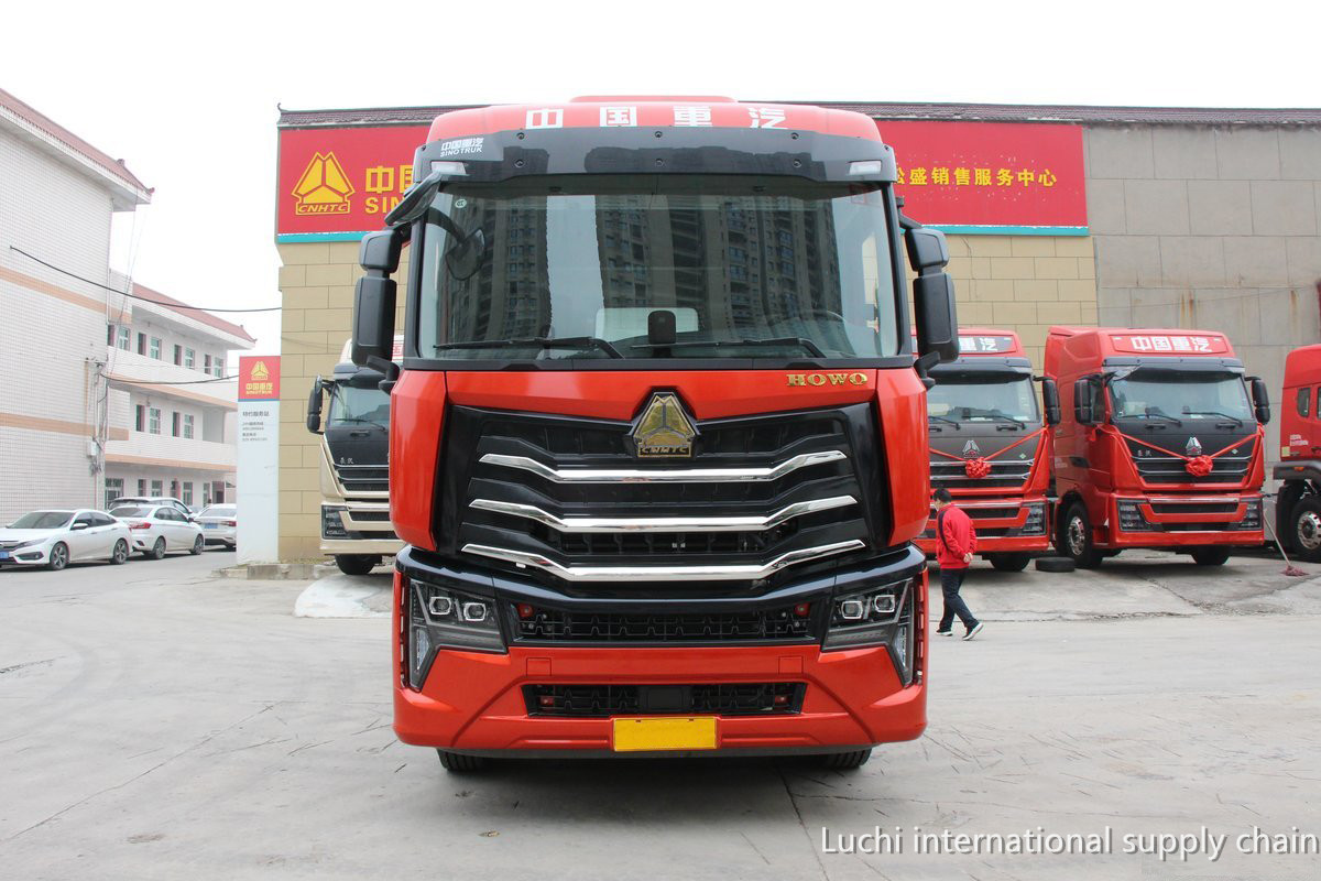 HOWO, MAX,  diesel,  red,  480Hp,  6x4, MT