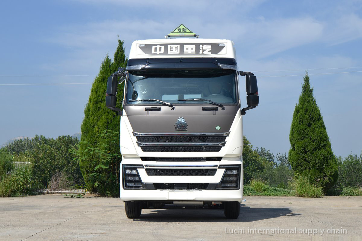 HOWO, TH7,  LNG, white,  460Hp, 6x4,  AMT