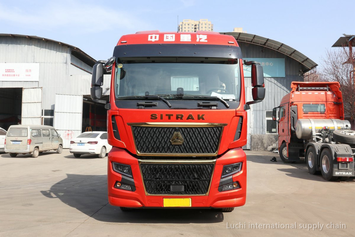 SITRAK, C9H,  Diesel, Red,  570Hp, 6x4,  AMT