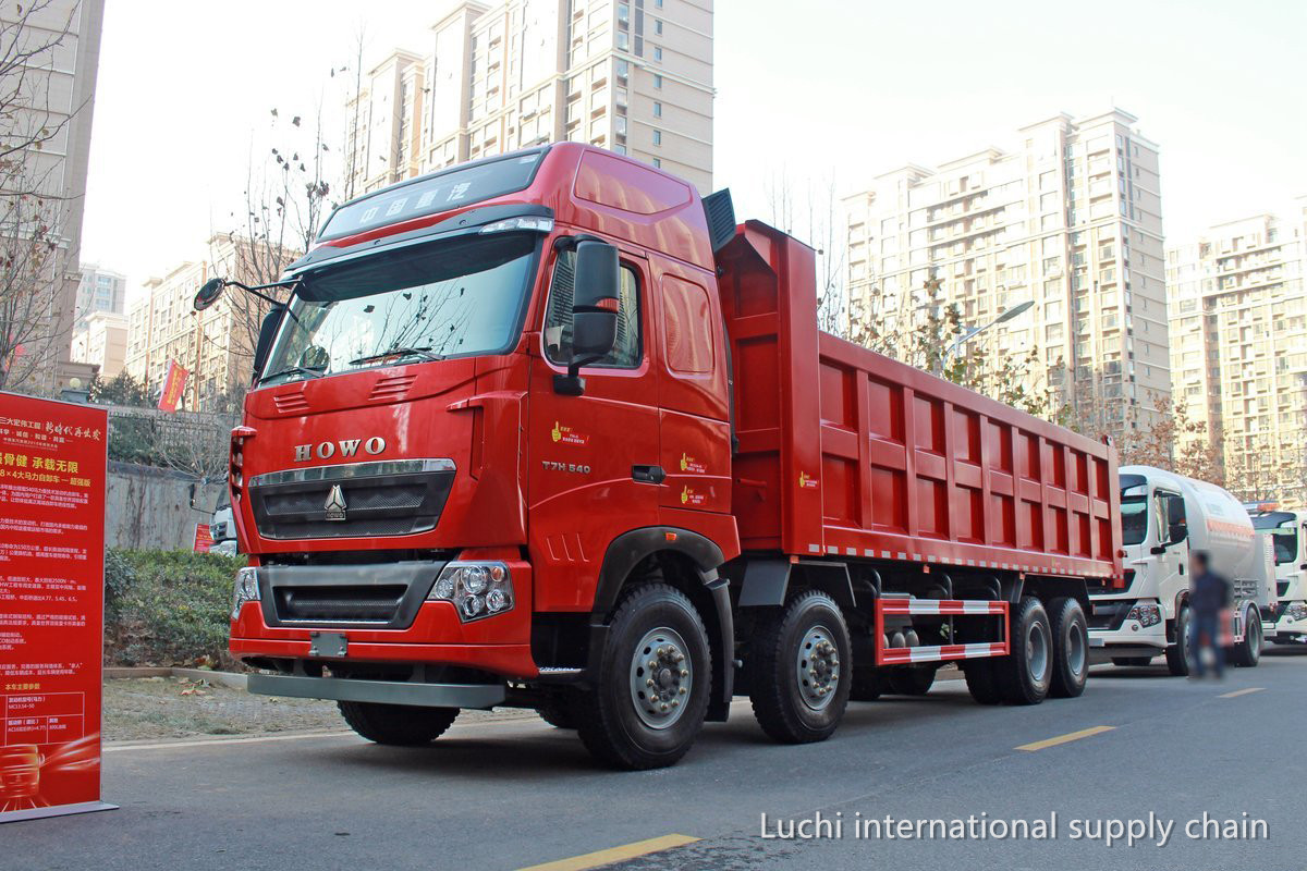 HOWO, T7H, 8.5m, red,  540Hp, 8x4, MT
