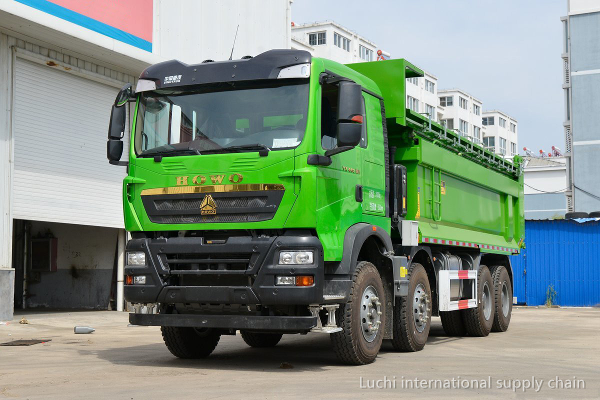 HOWO, TX7, 6.5m, green,  440Hp,  8x4, MT