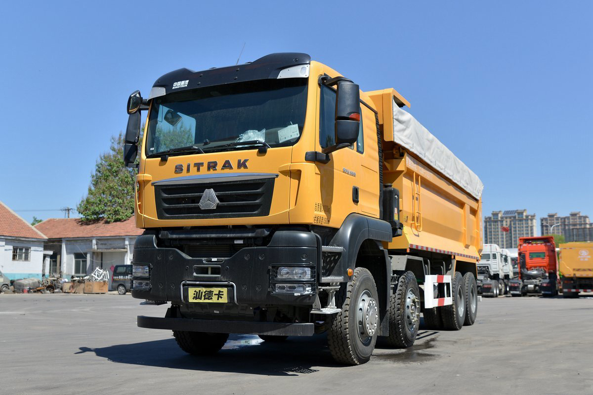 SITRAK, G7, 6.8m, yellow,  400Hp,  8x4, MT