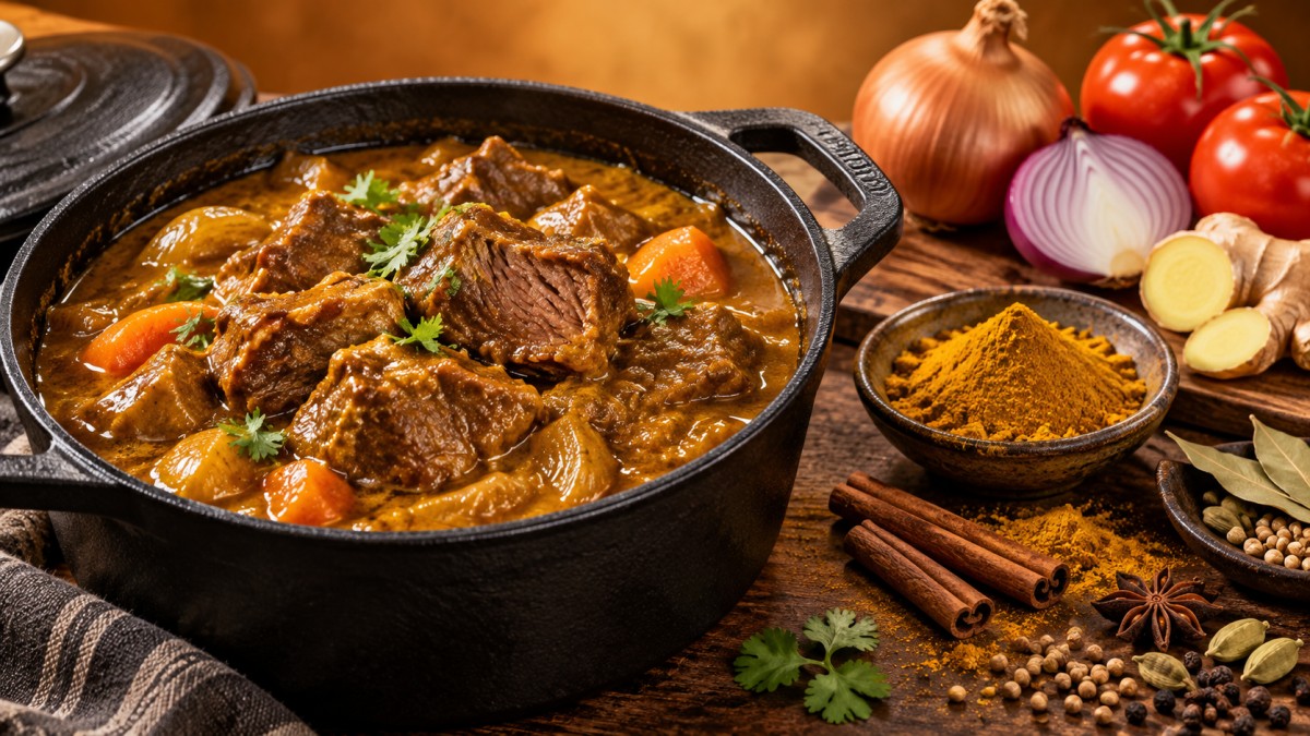 How curry powder for beef affects flavor balance in slow-cooked dishes كيف يؤثر مسحوق الكاري للحوم البقر على توازن النكهة في الأطباق المطهية ببطء