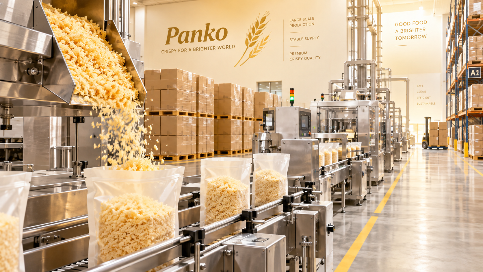 Wenn die Großhandelspreise für japanisches Panko größere Produktionsläufe ermöglichen