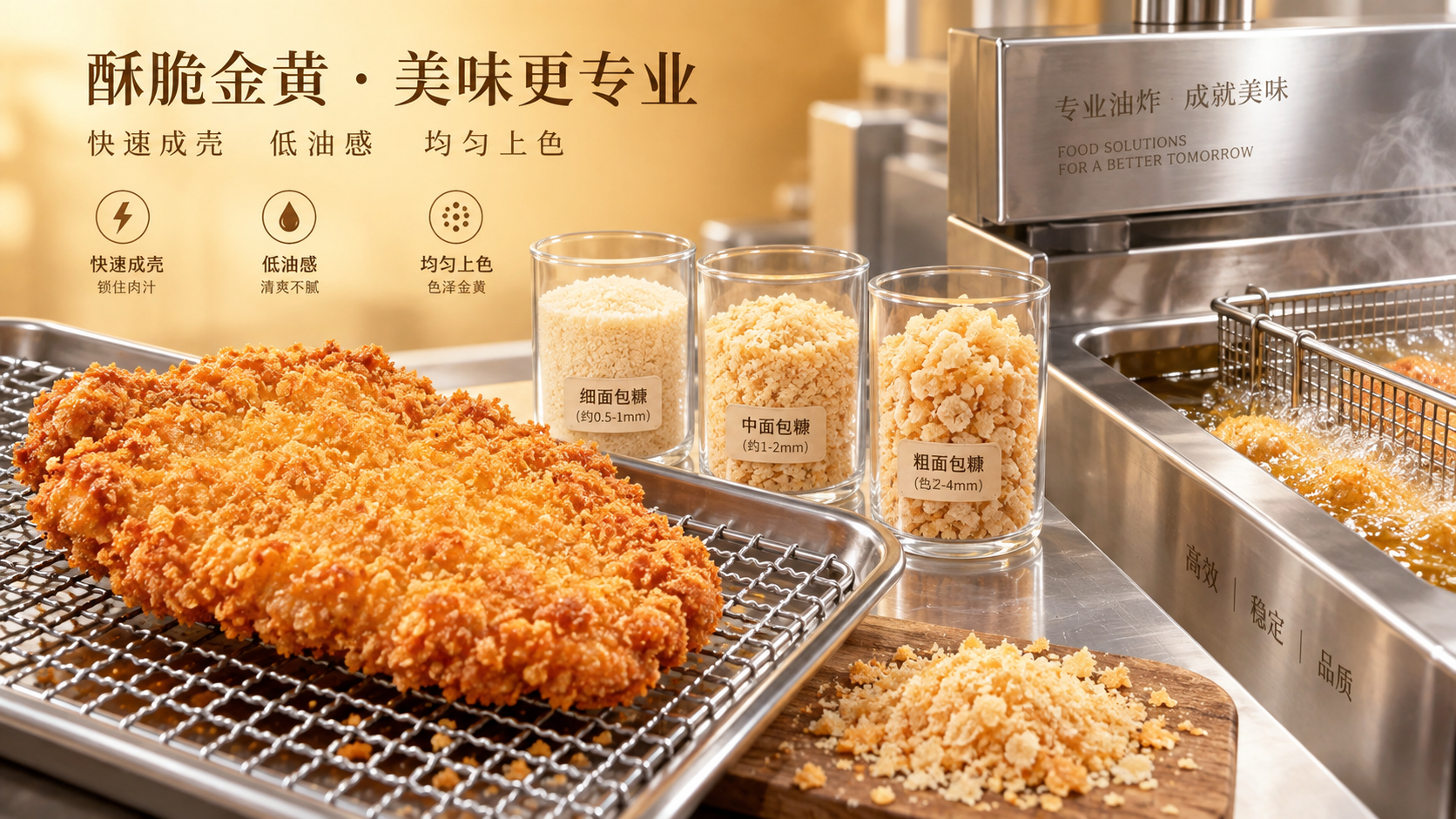 How to choose bread crumbs for frying that resist oil absorption