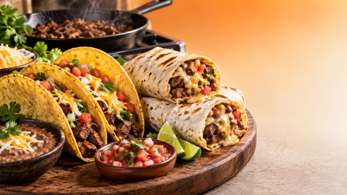 Mexican tortilla vs flour tortilla differences in texture and cooking use الاختلافات بين التورتيلا المكسيكية وتورتيلا الدقيق من حيث القوام والاستخدام في الطهي