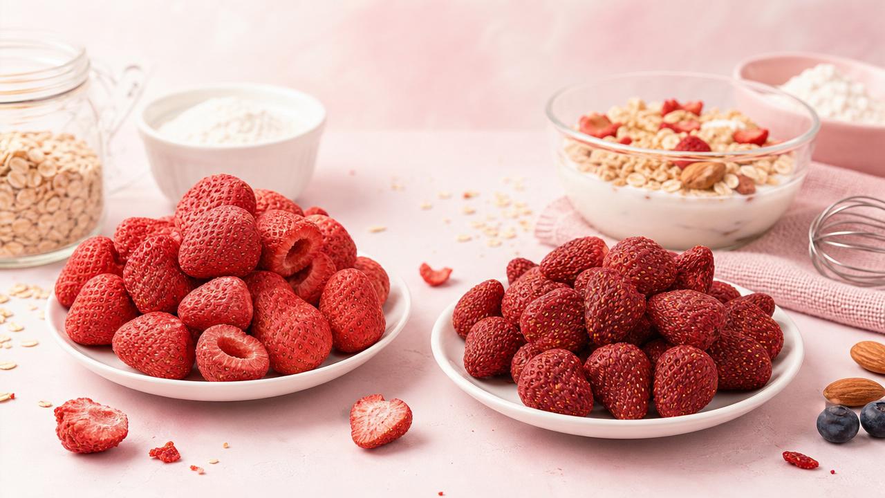 Freeze Dried vs Air Dried Strawberries: Which One Suits Your Product Better?
