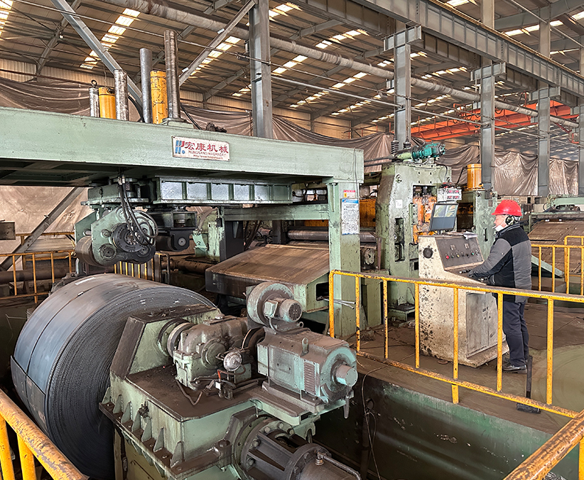The production process of carbon steel coils